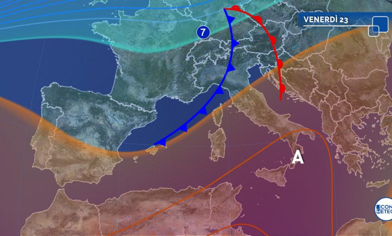 temporali al nord