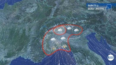 Photo of Meteo, MALTEMPO ESTREMO: rischio ALLUVIONALE  nelle prossime ore