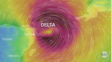 Photo of URAGANO DELTA più intenso del previsto: sfiorerà la penisola dello Yucatán