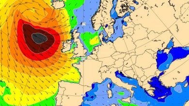 Photo of L’ex-uragano EPSILON si avvicina all’EUROPA con onde alte come palazzi di 5 piani