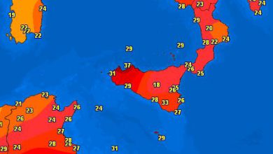 Photo of CALDO RECORD a PALERMO: raggiunti 37.5 GRADI