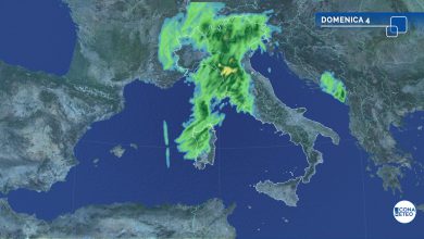 Photo of Maltempo: NUOVE PIOGGE in arrivo oggi al Centro-Nord