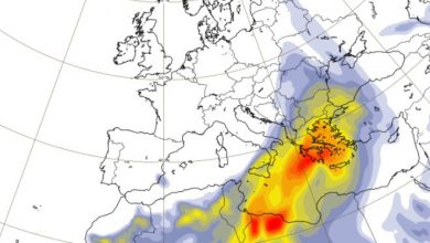 Photo of Forti venti di SCIROCCO hanno spinto SABBIA del SAHARA sul Sud
