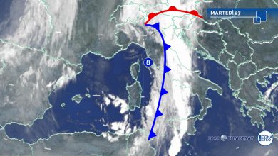 Photo of Il MALTEMPO si sposta al SUD: rischio di VENTO forte e fenomeni intensi