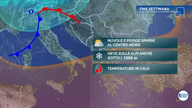 Photo of Fase STABILE agli sgoccioli, nel WEEKEND primi TEMPORALI: ecco dove