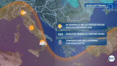 Photo of Meteo, la SETTIMANA inizia con TEMPO STABILE