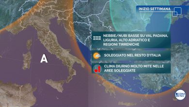 Photo of INIZIO DI SETTIMANA sotto il segno dell’ALTA PRESSIONE