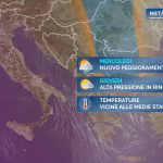 nuovo veloce peggioramento nella giornata di mercoledì