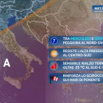 A metà settimana impennata delle temperature