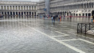 Photo of Acqua alta a VENEZIA: codice arancione e MOSE in funzione