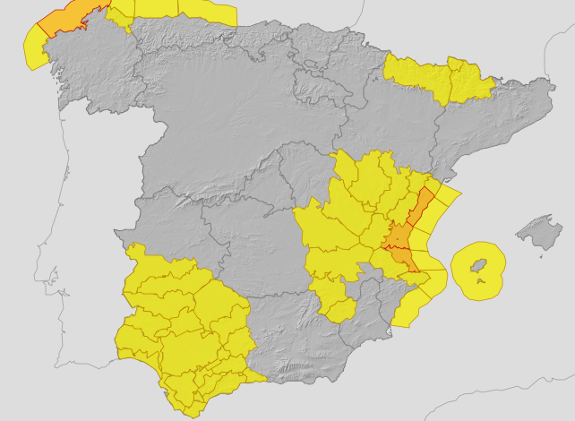 maltempo Spagna