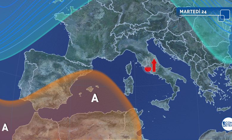 meteo martedì