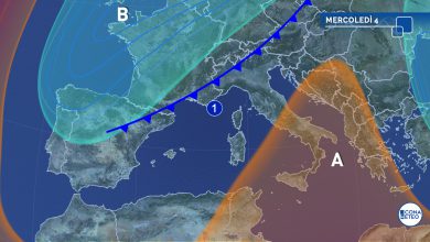 Photo of Oggi primo PEGGIORAMENTO meteo: PIOGGE deboli su parte del Nord