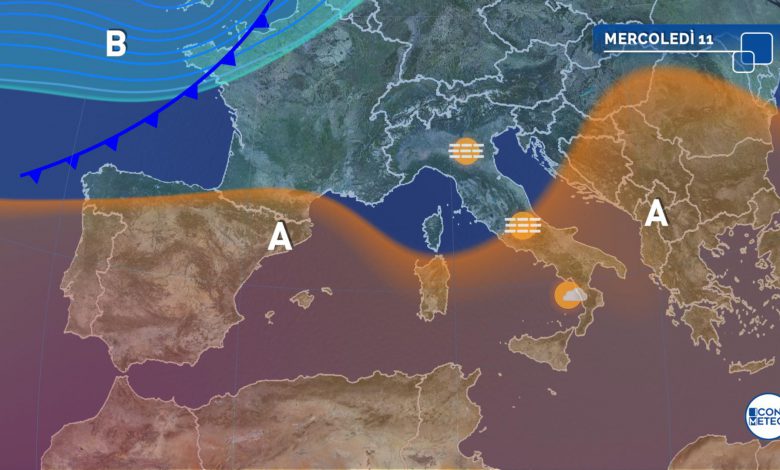 meteo pioggia