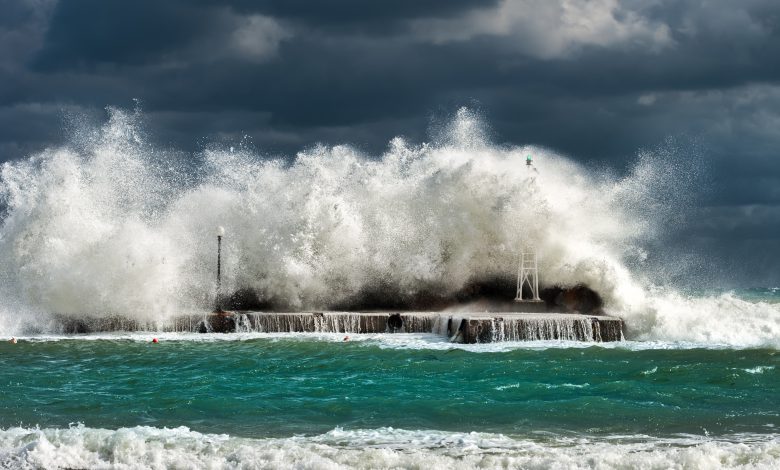 vento onde tempesta