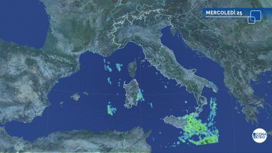 Photo of Residue PIOGGE in Calabria e Sicilia. Più NEBBIE al Nord e al Centro