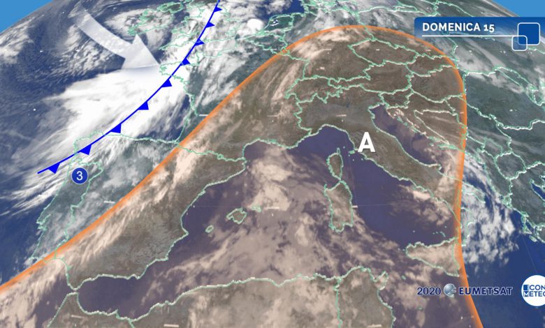 meteo domenica 15
