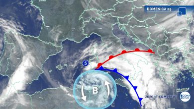 Photo of VORTICE sull’Italia, oggi MALTEMPO su settori del Centro-Sud