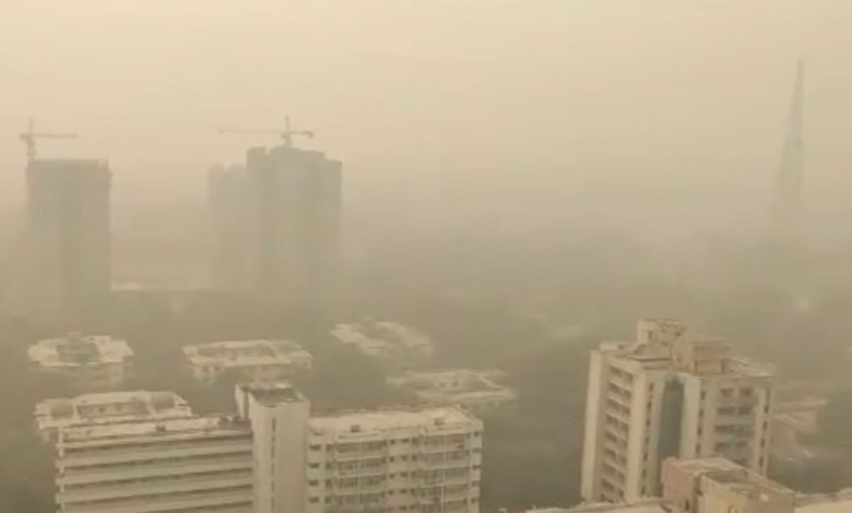 smog nuova delhi india