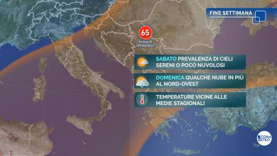 Photo of WEEKEND con TEMPO STABILE e temperature nella norma