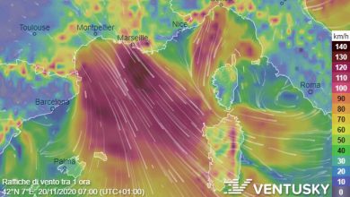 Photo of VENTO FORTE: è ALLERTA fino ad ARANCIONE anche in Francia e Spagna
