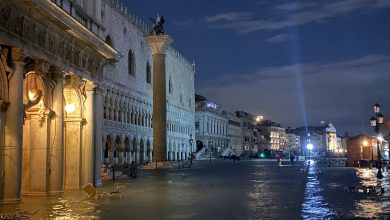 Photo of Venezia, alta marea eccezionale: previsti picchi da codice rosso