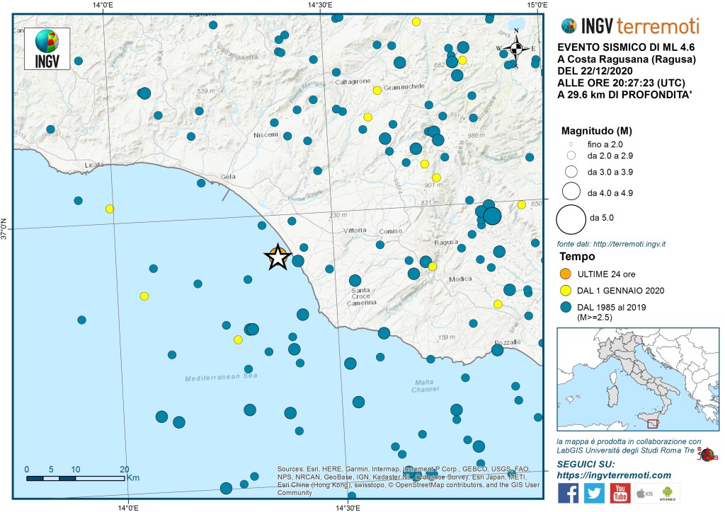 terremoto Ragusa