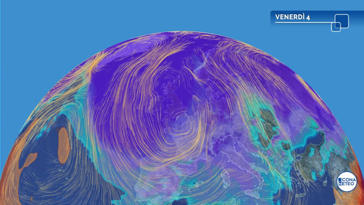 meteo venerdì