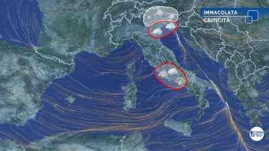 Photo of IMMACOLATA all’insegna del MALTEMPO, piogge intense e vento: ecco dove
