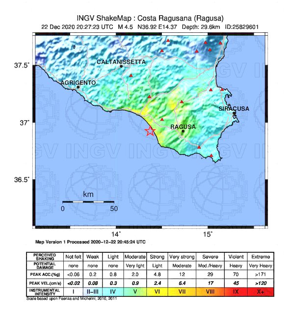 terremoto ragusa