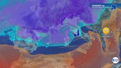 Photo of Meteo NATALE: dal 25 irruzione FREDDA con forte CALO TERMICO
