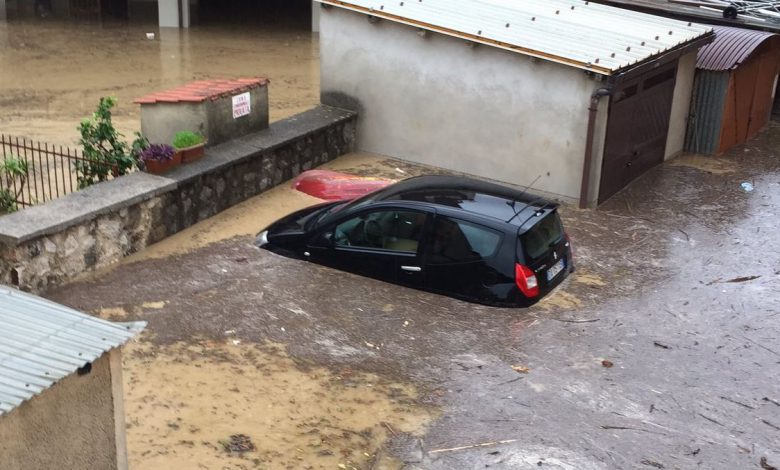 nubifragio sapri cilento salerno