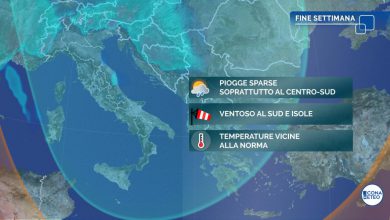 Photo of Oggi ancora PIOGGE e VENTI in rinforzo, ma si intravede un miglioramento