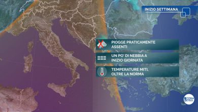 Photo of Oggi qualche nube più insistente al Nord, piogge in arrivo: ecco quando