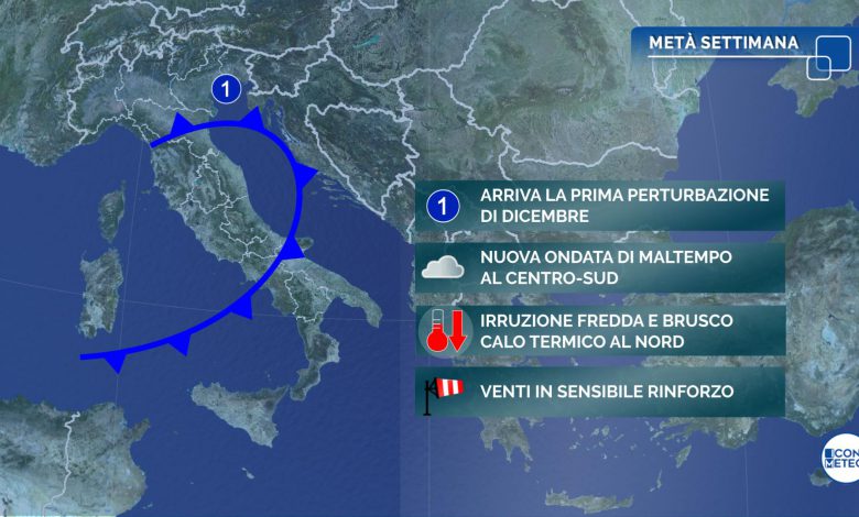 maltempo mercoledì
