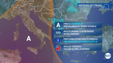 Photo of Inizio di settimana con tempo più stabile: clima MITE e molte NEBBIE