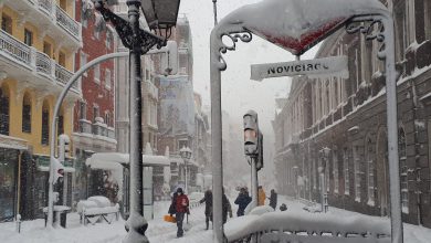 Photo of Tempesta Filomena, 4 vittime in Spagna. NEVE RECORD a Madrid [VIDEO]