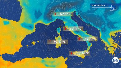 Photo of Il FREDDO si fa sentire al CENTRO-SUD e non solo: gli aggiornamenti