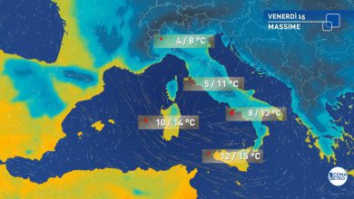 Photo of Oggi FREDDO in aumento quasi ovunque: CLIMA RIGIDO nel weekend