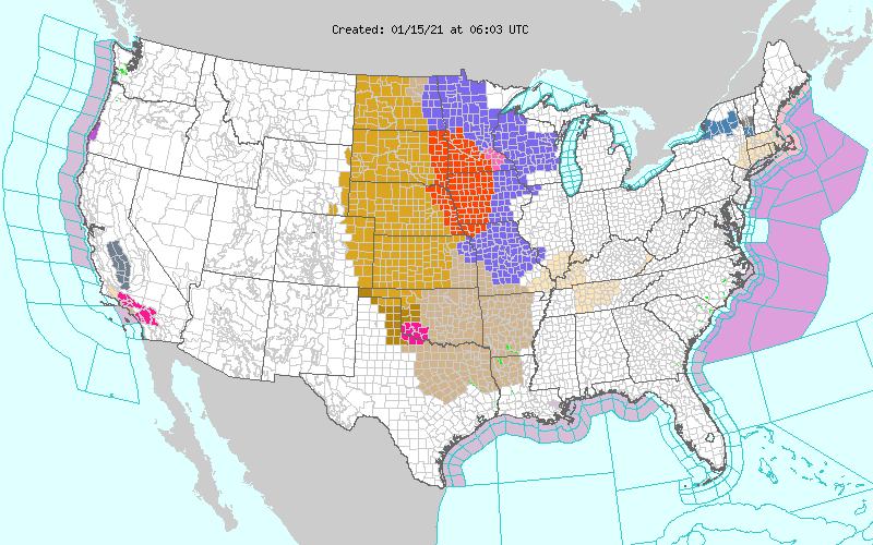 tempesta invernale USA