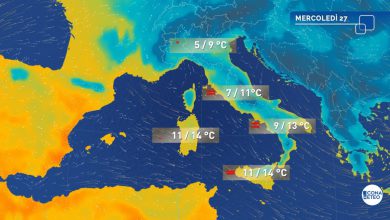 Photo of Mercoledì di SOLE quasi per tutti, ma il FREDDO non molla la presa