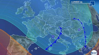 Photo of Un TRENO DI PERTURBAZIONI sull’Italia: FORTE MALTEMPO, con temporali e neve
