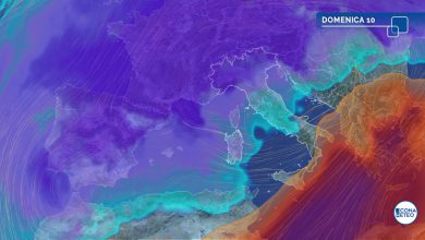 Photo of Meteo weekend, Italia divisa in due: pioggia e temperature primaverili al Sud, neve al Nord