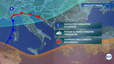 Photo of Molte PIOGGE nella seconda parte della settimana: gli aggiornamenti