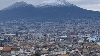 Photo of NEVE al SUD nel primo weekend di primavera: Vesuvio imbiancato! [FOTO e VIDEO]