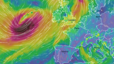 Photo of TEMPESTA ATLANTICA verso l’Europa: raffiche a oltre 100 km/h