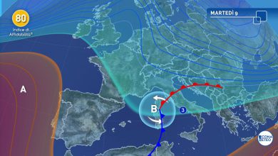 Photo of Meteo, PERTURBAZIONE più INTENSA a inizio settimana: i dettagli