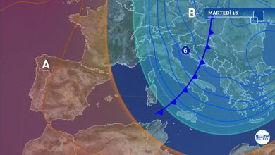 Photo of Oggi ancora PIOGGE, NEVE e VENTI in intensificazione: ecco dove