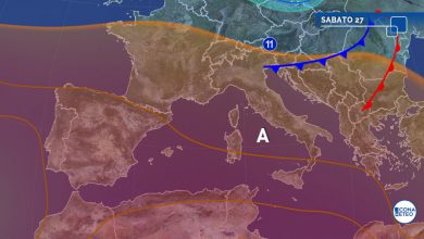 Photo of Meteo, nel WEEKEND delle PALME debole perturbazione: gli effetti