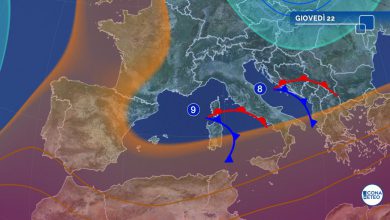 Photo of Nuovo carico di PIOGGE e TEMPORALI al Centro-sud. SCIROCCO in rinforzo